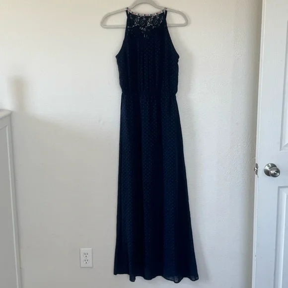 Daniel Rainn DR2 Maxi Dress Navy Geometric LOT OF 2 Size S Small - Picture 4 of 16